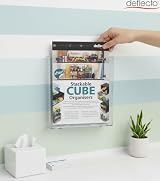 Deflecto Portrait Literature Stand A4 Wall Mounted Magazine Holder view 10