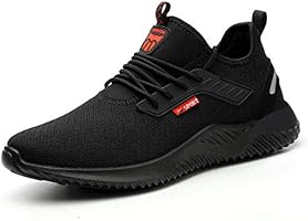 Lightweight Safety Shoes Men Women Work Trainers Steel Toe Caps Sport Sneakers