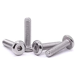 M6-1.0 x 16mm Flat Head Hex Socket Cap Screws
