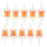 Fontic Deal 10 Packs 1/4 Inch X 5/16 Inch Gas Inline Fuel Filters Small Engine Replaces fit for Kawasaki Kohler Briggs Stratton Universal John Deere