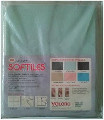 Softiles, 2601, Velcro, Vertical, Space Organizers, 10" x 12", Package of 2, Sea Foam, With Double Sided Sticky Tape