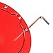 Gas Cap Cover-Red Tank Cap Fuel Filler Door for 2007-2017 2/4 Door Jeep Wrangler JK & Unlimited
