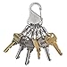 Nite Ize KRS-03-11 9001211 Key Rack Clip, Size 1, unisex-adult, Silver/Stainless Steel
