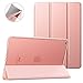 Dadanism iPad 9.7 2018 Case 6th Generation/iPad 9.7 2017 Case 5th Generation, [Flexible TPU Translucent Soft Back] Ultra Slim Lightweight Trifold Stand Smart Cover with Auto Sleep/Wake, Rose Gold...