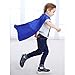 YIISUN Children Dress Up Capes for Kids Cape Costume Birthday Party DIY Capes and Masks(8 Pack)