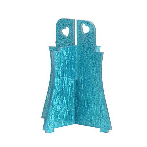 Jocestyle 6 Holes Toothbrush Makeup Brush Holder Organizer Cosmetic Brush Display Rack Stand Shelf Tool (02 Sky Blue)