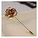 S&E Fashion Men Rose Floral Lapel Stick Brooch Pin Suit Tuxedo Corsage Accessory (set)