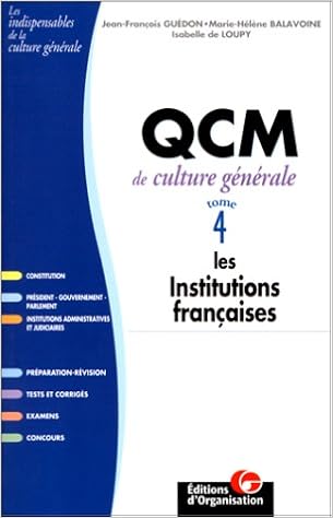 Amazonfr Qcm De Culture Générale Les Institutions - 