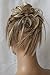 CAISHA XXL Hairpiece Scrunchie Updo Voluminous Slightly Wavy Messy Bun Light Brown Blonde Mix G21F