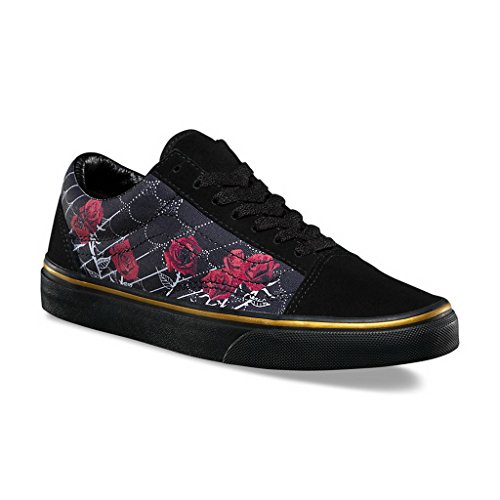 Vans OLD SKOOL (SPIDER Roses) mens skateboarding-shoes VN-A38G1MUU_7 - Multi/Metallic