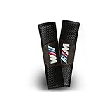 S-WEKA Customization Carbon Fiber Seat Belt Cover Shoulder Pad Cushion for BMW(2 pcs)