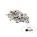 Ohaha 100pcs Road Mountain Bicycle Bike Alloy Brake Cable End Tips Crimps Ferrules Caps Silver Tone W 100pcs Bike Brake Cable caps