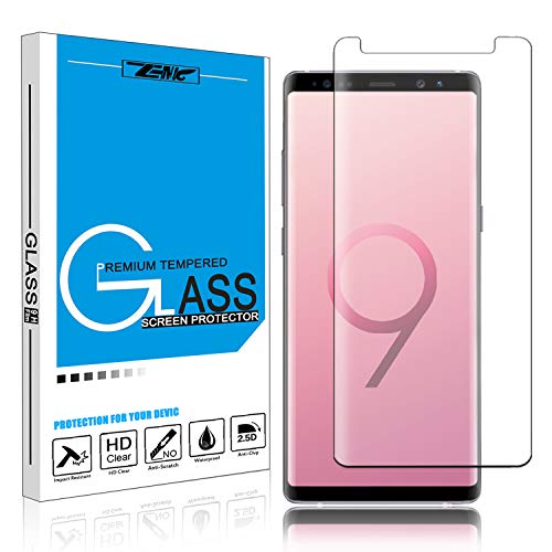 Galaxy Note 9 Screen Protector, Zenic Anti-fingerprint Tempered Glass Bubble Free Screen Protector with 9H Hardness Ultra-Clear HD for for Samsung Galaxy Note 9(Clear)