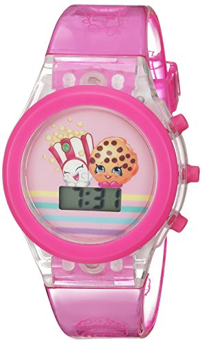 Shopkins Girl's Quartz Plastic Casual Watch, Color:Pink (Model: KIN4071)
