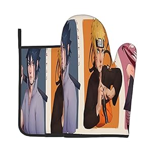 Xiaoxian NAR-uto 42 Hittebestendige Keukenovenhandschoenen, ovenhandschoenen en potdekselhandschoenen, veilig om te…