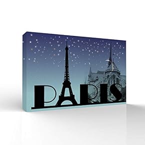 Canvas Wall Art Memory Cathédrale Notre Dame de Paris Home Prints Ready to Hang - 12x18 inches