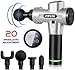 Massage Gun-Professional Deep Tissue Massager for Muscle Tension Relief,4 Massage Heads, 20-Speed Touch Screen Adjustment