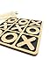 CreaTech-Classic Tic-Tac-Toe Board Game XOXO TicTacToe Classic Board Games Noughts and Crosses Family Brain Teaser Puzzle Coffee Table for Adults and Children All Ages