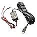 Dash Cam Hardwire Kit, Meknic 11.5FT Micro USB Hardwire Kit for Car Dash Camera,12V-30V to 5V 2A Micro USB Dash Cam Hardwire Kit with Battery Protection,4 Fuse Tap Cables (Standard(Micro USB))