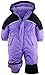 iXtreme Little Girls' Snowmobile 1-Piece Winter Snowboarding Ski Snowsuit, Purple, 6X