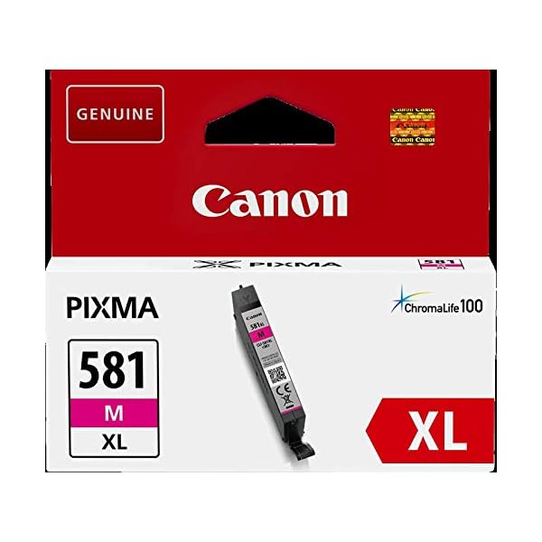 Canon Originaltinte CLI-581XL M, Größe XL, Magenta, Recyclebare Verpackung – Bild 3