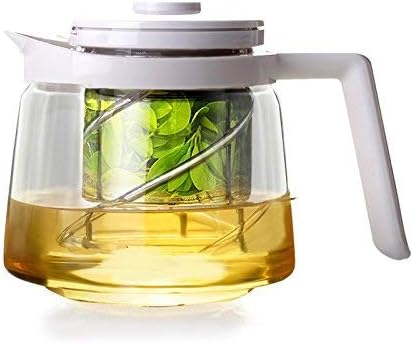 Glass Tea Pot and Infuser Set - Infusers Holds 4-5 Cups Loose Leaf Herb Tea Filter Container - Kettles Teapots Tea Strainer Steeper