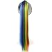 WeKen Hair Ponytail Long Straight Claw in Synthetic Rainbowthumb 3