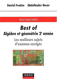 Algèbre et géométrie, 2e année
