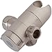 Shower Arm Diverter - Three-Way Diverter for Shower Head and Handheld Showerhead Mount - Indoor and Outdoor Modern Bath Spa Fixture - Brushed Nickel
