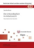 Die Unkündbarkeit im Arbeitsrecht : Neue Akzente durch das AGG, Buse, Sandra, 3631589875