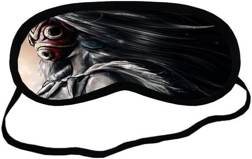 Personalise Custom Anime Princess Mononoke Sleeping Mask Best Comfortable Sleeping Eye Cover Great for Travel Rest And Meditation Shift Work Sleep