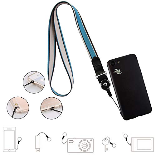 Cell Phone Lanyard Detachable, Universal Phone Neck Strap, Soft Phone Lanyard Neck Strap Case Holder, Crimmy Smartphone Strap (010)