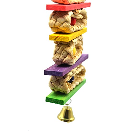 Mempa Parrot Toy,Bird Toys, Hanging Toy Parrot Nest Suitable for Medium and Small Parrots and Birds.… - Thumbnail 3