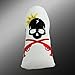 Craftsman Golf King Skull Headcover Putter Cover for Scotty Cameron Taylormade Odyssey Blade (White)