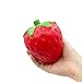ORWINE Jumbo Squishies Fruit Squishies Slow Rising Strawberry Banana Peach Charms Kawaii Squishies Cream Scented Squishies Toys for Kids and Adults Pack of 3