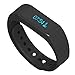 Fitness Tracker, Morefit M5 Plus Touch Screen Bluetooth Smart Bracelet Wristband (Black)