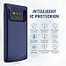 Galaxy Note 9 Battery Case, Basesailor Galaxy Note 9 5000mAh External Backup Charging Pack, Rechargeable Impact-Resistant Power Bank Case Compatible Samsung Galaxy Note 9 (Blue)