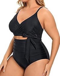 Daci Women Plus Size One Piece Swimsuits High