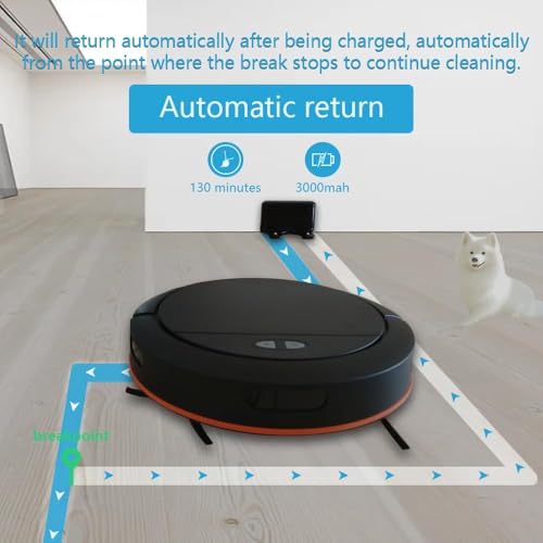 Robot Vacuum and Mop Combo, 4500Pa Strong Suction, LiDAR Navigation, Carpet Boost, Multi-Floor Mapping, Ideal for Pet Hair Hard Floor and Low-Pile Carpet