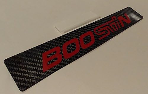 Subaru Boostin Carbon Fiber License Plate Delete Boosting WRX STI 2006 - 2017 (Red)