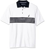 Nautica Short Sleeve Striped Polo Shirt