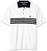 Nautica Men's Short Sleeve Striped Polo Shirt