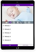 bt smart video baby monitor with 2.8 inch screen