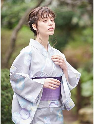 Amazon イーハイフンワールドギャラリー E Hyphen World Gallery あさがお柄浴衣 ブルー F 浴衣 通販