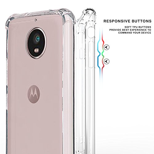 Moto G5S Plus Case, Beyondcell transparent Clear Hybrid Bumper Case Cover Motorola Moto G5S Plus (Parasailing) - Thumbnail 4