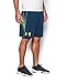 Under Armour Men's Raid Graphic Shorts, Blackout Navy (997)/Fuel Green, Large