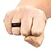 Silicone Wedding Ring (Black, 9)