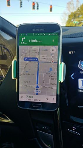Universal Smartphone Car Air Vent Cell Phone Mount Holder | Fits All Vents & Compatible with All Smartphones | 360° Rotation | Rock Lobster Design Black & Red or White & Teal by: The Rock Lobster