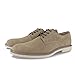 Hawkwell Men's Casual Suede Classic Lace Up Oxfords Shoes,Beige Suede PU,10.5 M US