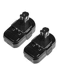 Happy Bean - Batería de repuesto para Ryobi (18 V, incluye indicador LED One Plus P102, P103, P104, P105, P107, P108, P109, 3000 mAh)